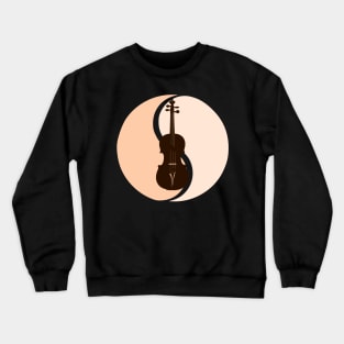 Violin Yin and Yang Crewneck Sweatshirt